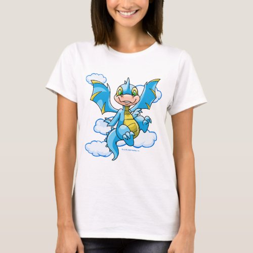 Blue Scorchio with his head in the clouds T_Shirt