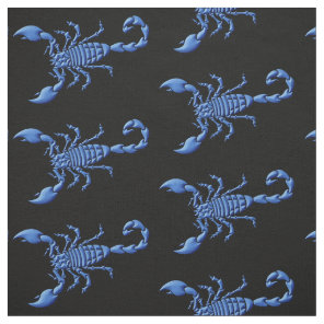 Blue Scorpion Fabric