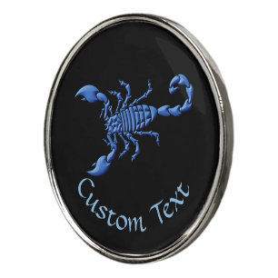 Blue Scorpion Golf Ball Marker