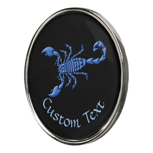 Blue Scorpion Golf Ball Marker (3/4)