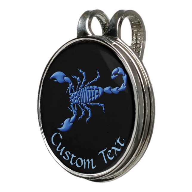 Blue Scorpion Golf Hat Clip (3/4)