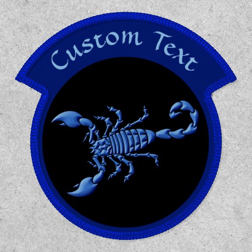 Blue Scorpion Patch