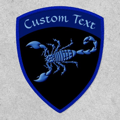 Blue Scorpion Patch