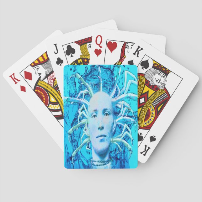 Blue Scorpion Poker Cards (Back)