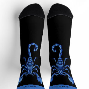 Blue Scorpion Socks