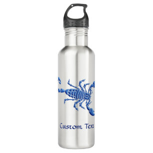 Blue Scorpion Stainless Steel Water Bottle