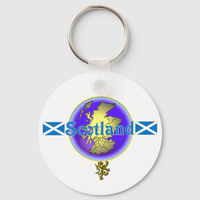 Blue Scotland. Keychain (Front)