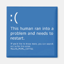 Blue Screen of Death - Coffee Error