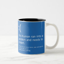 Blue Screen of Death - Coffee Error