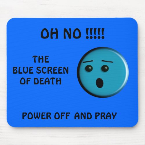 Blue Screen of Death _ _ Customized _ Customized Mouse Pad