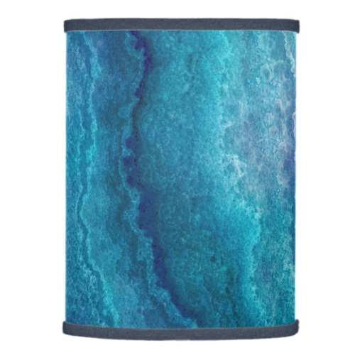 Blue Sea Green Agate Texture Lamp Shade
