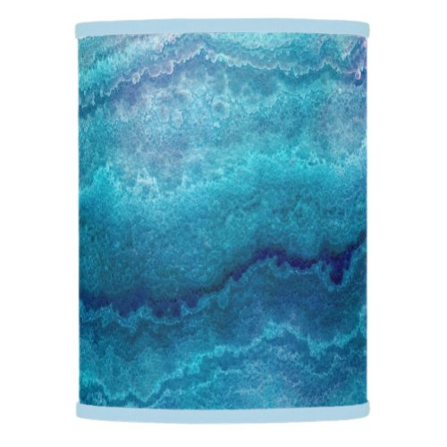 Blue Sea Green Agate Texture  Lamp Shade