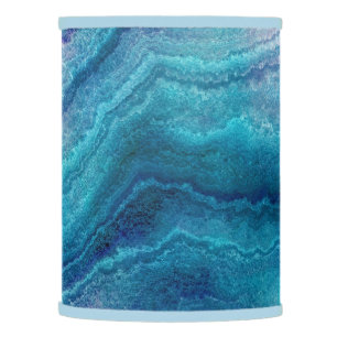 Blue Sea Green Agate Texture Lamp Shade