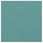 [ Thumbnail: Blue & Sea Green Lines Fabric ]