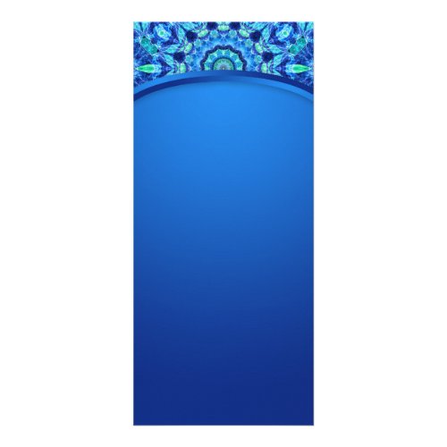 Blue Sea Jewel Mandala Rack Card