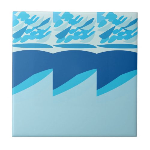 Blue Sea Ocean Ceramic Tile