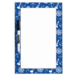 Blue Sea Pattern Dry-Erase Board