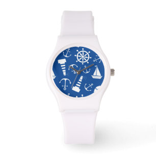 Blue Sea Pattern Watch