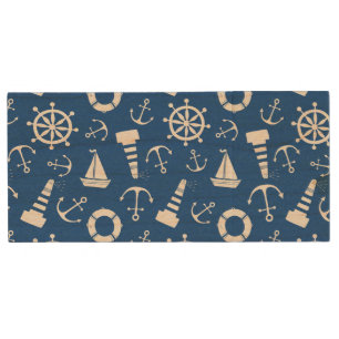 Blue Sea Pattern Wood USB Flash Drive
