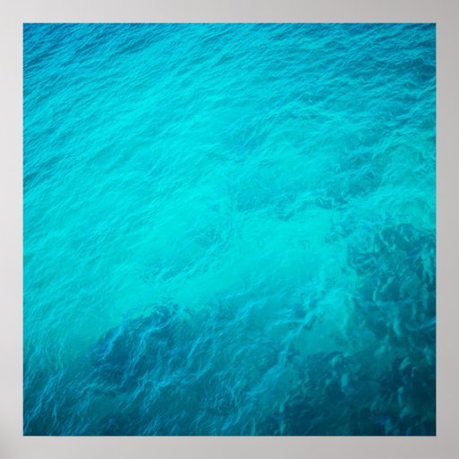 Blue Sea Poster | Zazzle