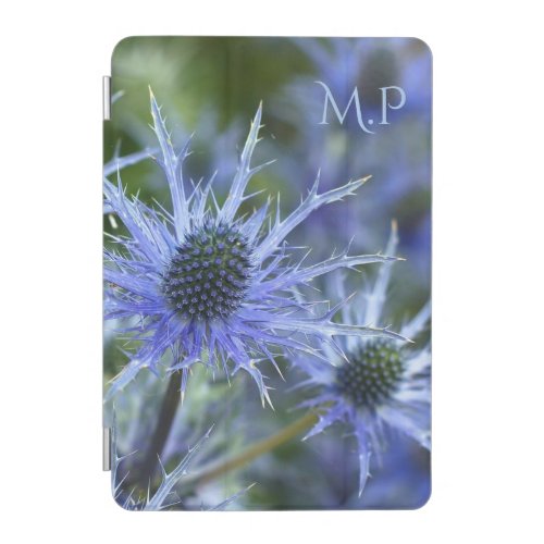 Blue Sea Thistle Holly iPad Mini Cover