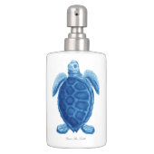 Blue Sea Turtle Bathroom Decor Bathroom Set (Front)