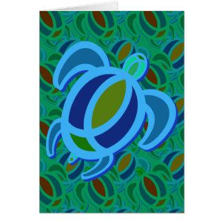 Blue Sea Turtle Cards