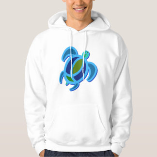 Blue Sea Turtle Hoodies