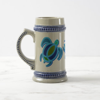 Blue Sea Turtle Steins