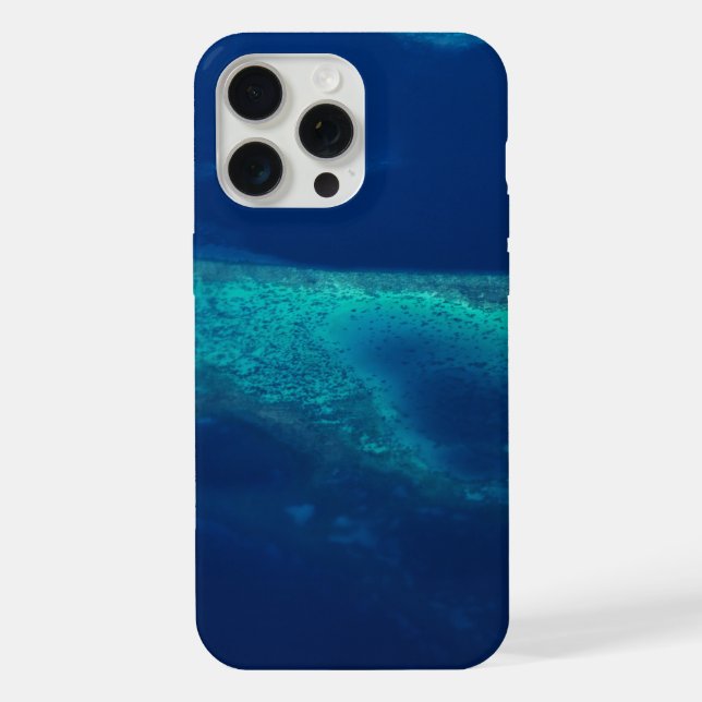 Blue Sea View iPhone Case (Back)