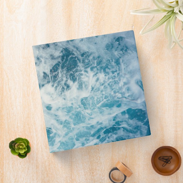 Blue Sea Water 3 Ring Binder (In Situ)