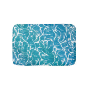 Blue sea Water Bath Mat