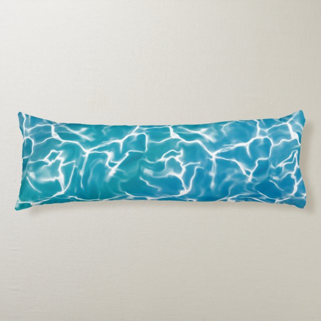 Blue Sea Water* Body Pillow (Front)