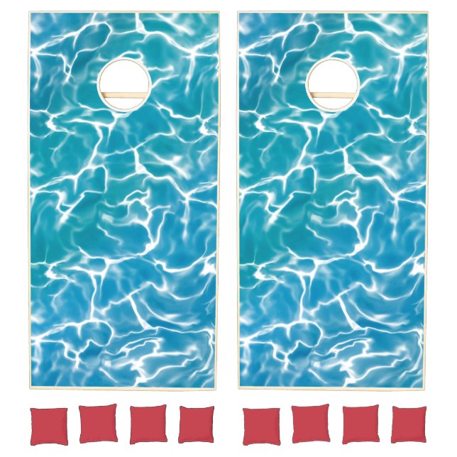 Blue Sea Water Cornhole Set (Set)