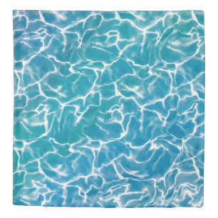 Blue Sea Water* Duvet Cover