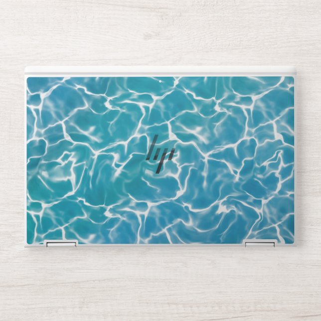 Blue Sea Water* HP Laptop Skin (Front)
