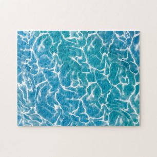 Blue Sea Water* Jigsaw Puzzle