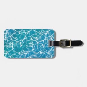 Blue Sea Water Luggage Tag