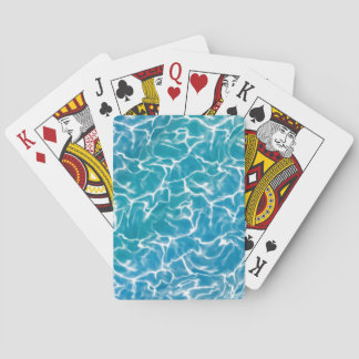 Blue sea Water Poker Cards