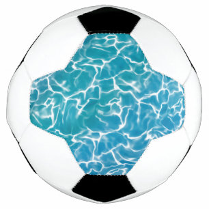 Blue Sea Water Soccer Ball