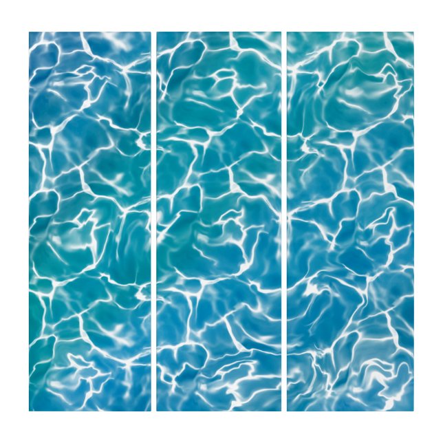 Blue Sea Water Triptych (Front)