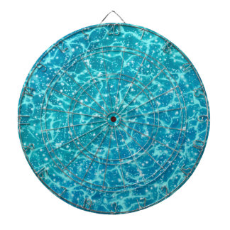 Blue sea Water with Sparkles Dart Board