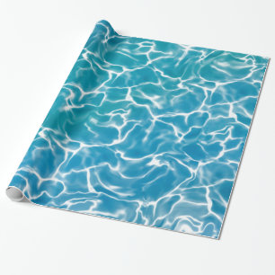 Blue sea Water Wrapping Paper