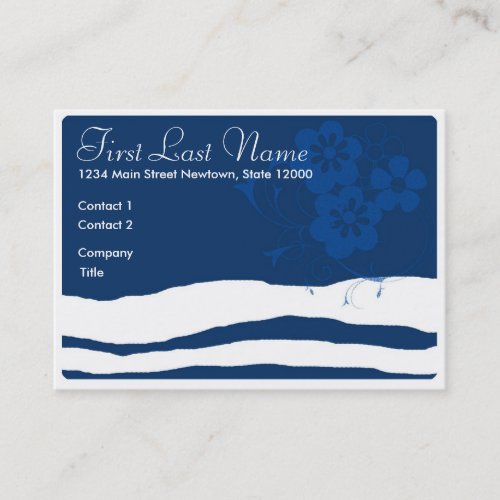Blue Sea Wave Business Cards