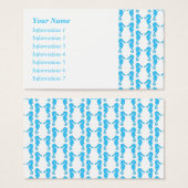 Blue Seahorse Pattern (Front & Back)