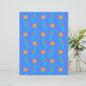 Blue Seahorses And Starfish Pattern (Standing Front)
