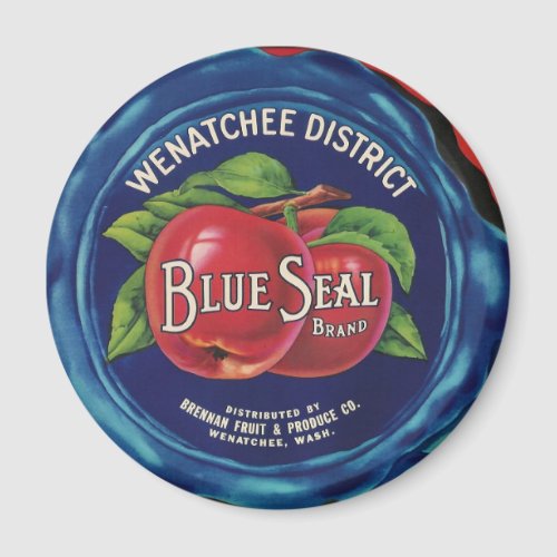 blue seal apples magnet