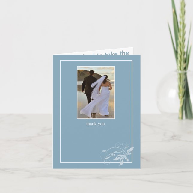 Blue Seas Thank You Card (Front)
