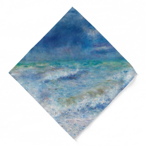 Blue Seascape by Renoir Bandana