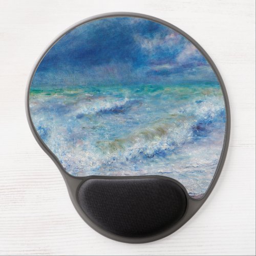 Blue Seascape by Renoir Gel Mouse Pad